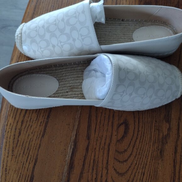 Coach leather espadrilles. NIB - Picture 2 of 4